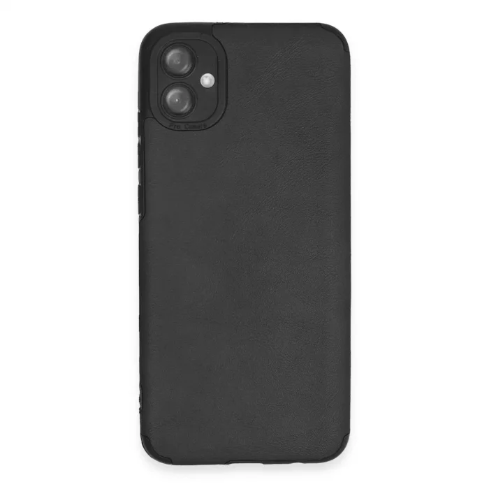 Samsung Galaxy A04e Kılıf Loop Deri Silikon - Siyah
