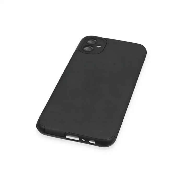 Samsung Galaxy A04e Kılıf Loop Deri Silikon - Siyah