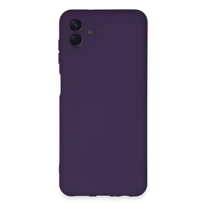 Samsung Galaxy A04e Kılıf Nano İçi Kadife Silikon - Mor
