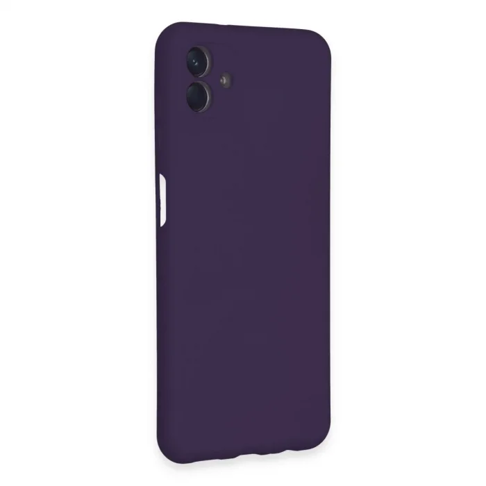 Samsung Galaxy A04e Kılıf Nano İçi Kadife Silikon - Mor