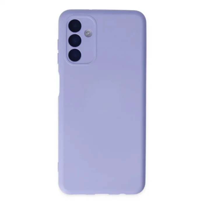 Samsung Galaxy A04s Kılıf Nano İçi Kadife Silikon - Lila