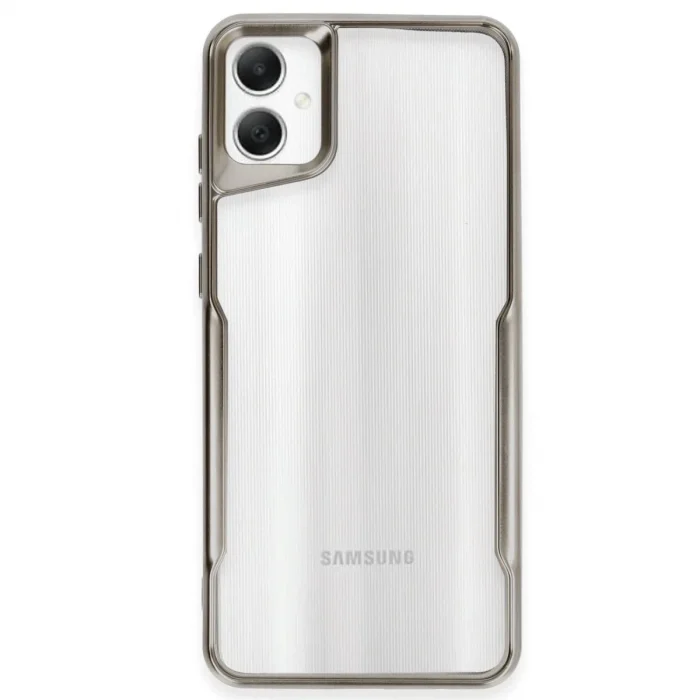 Samsung Galaxy A05 Kılıf Boyi Silikon Kapak - Titan Gri