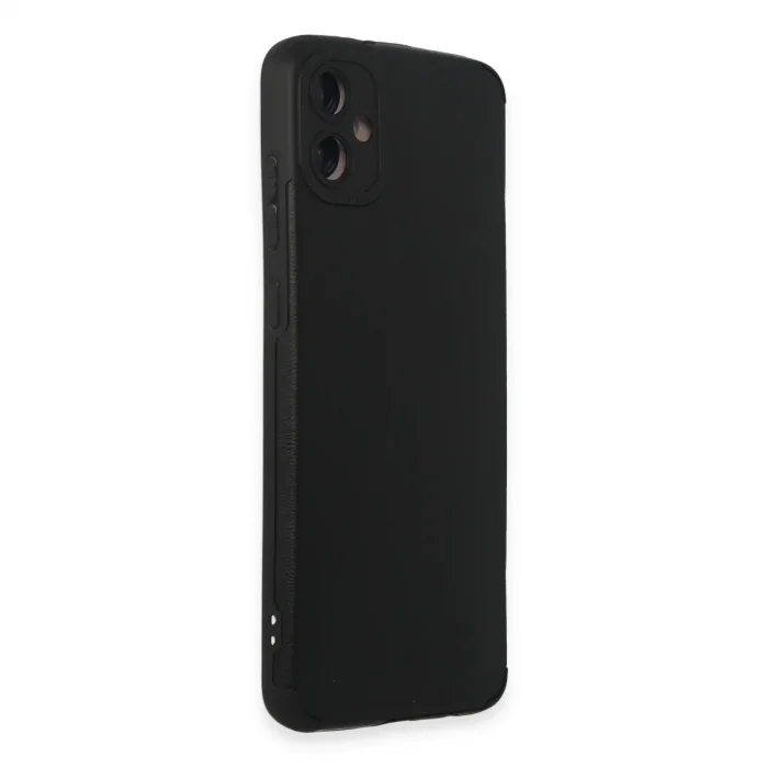Samsung Galaxy A05 Kılıf Loop Deri Silikon - Siyah