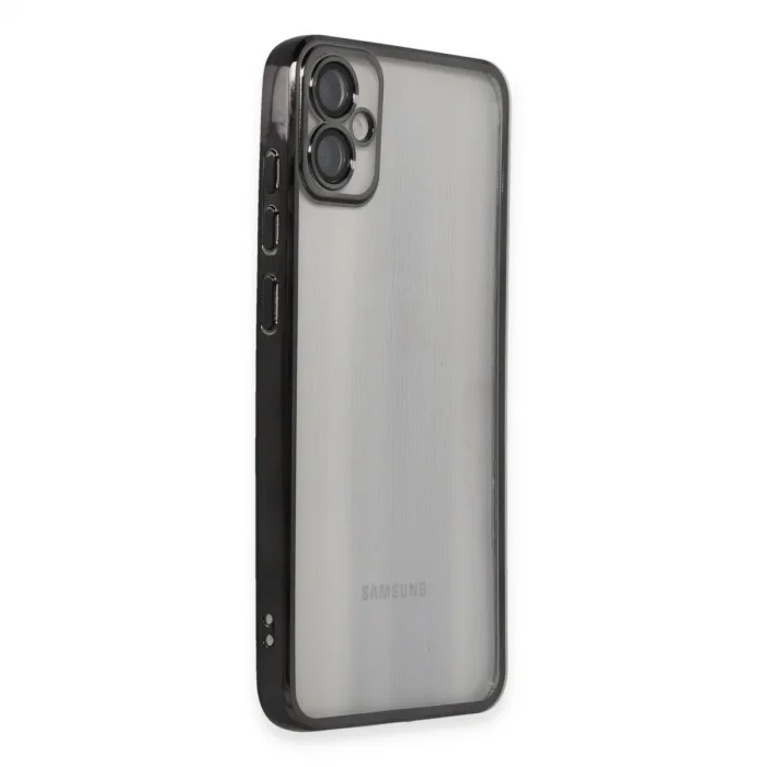 Samsung Galaxy A05 Kılıf Razer Lensli Silikon - Siyah