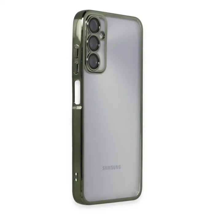 Samsung Galaxy A05s Kılıf Razer Lensli Silikon - Yeşil