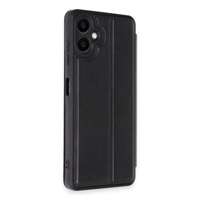 Samsung Galaxy A06 Kılıf Flip Cover - Siyah