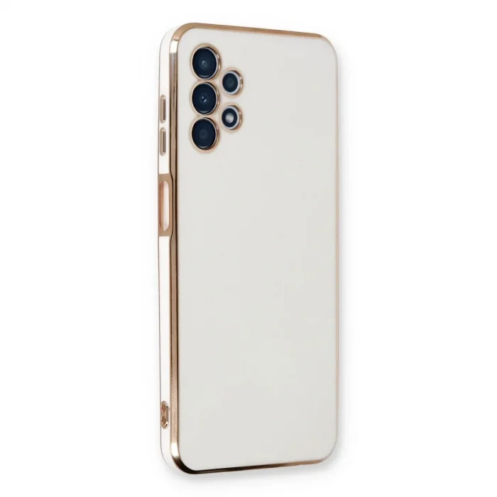 Samsung Galaxy A13 4g Kılıf Volet Silikon - Beyaz