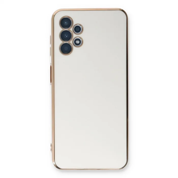 Samsung Galaxy A13 4g Kılıf Volet Silikon - Beyaz