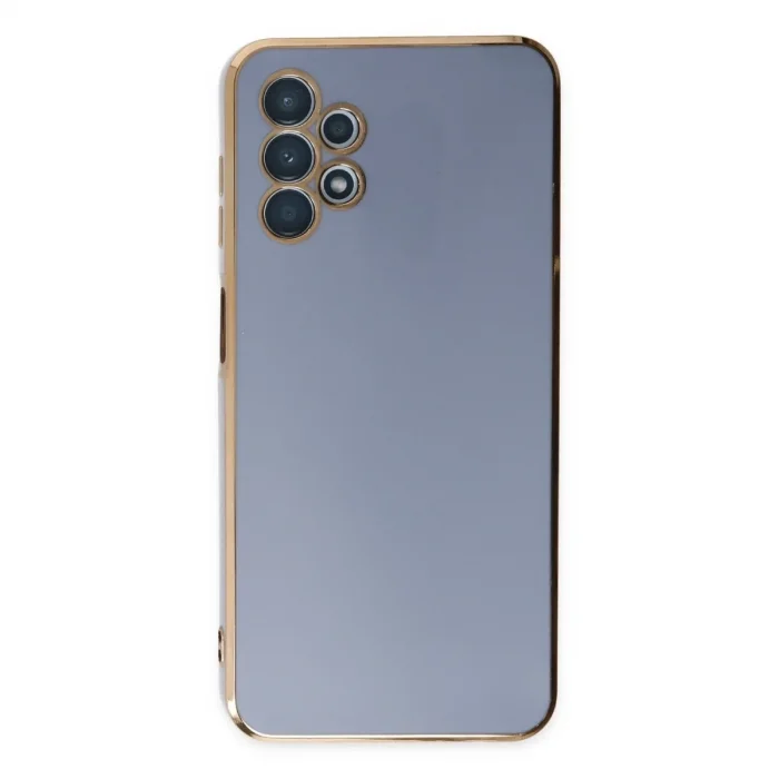 Samsung Galaxy A13 4g Kılıf Volet Silikon - Mavi