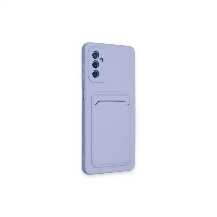 Samsung Galaxy A14 4g Kılıf Kelvin Kartvizitli Silikon - Lila