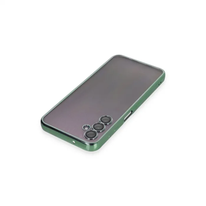 Samsung Galaxy A14 4g Kılıf Razer Lensli Silikon - Yeşil