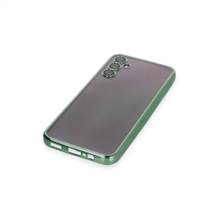 Samsung Galaxy A14 4g Kılıf Razer Lensli Silikon - Yeşil