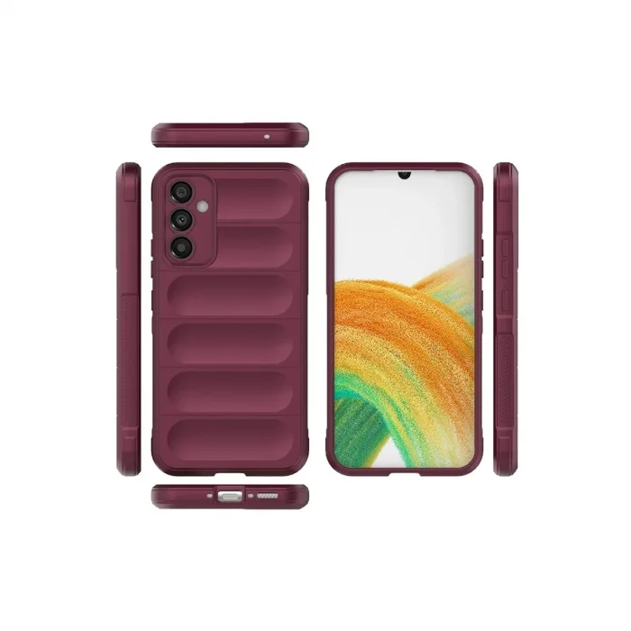 Samsung Galaxy A15 4g Kılıf Optimum Silikon - Bordo