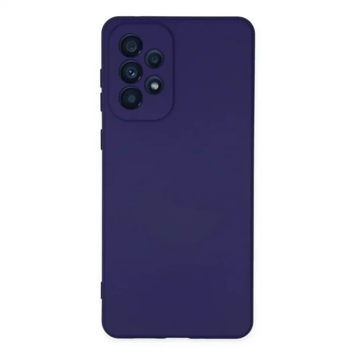 Samsung Galaxy A23 4g Kılıf Nano İçi Kadife Silikon - Mor