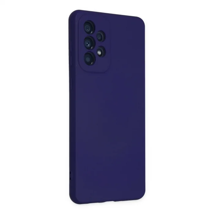 Samsung Galaxy A23 4g Kılıf Nano İçi Kadife Silikon - Mor
