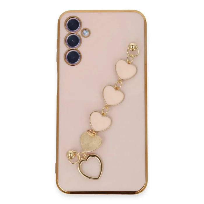 Samsung Galaxy A24 4g Kılıf Esila Silikon - Pudra