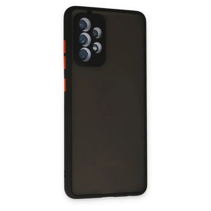 Samsung Galaxy A32 Kılıf Montreal Silikon Kapak - Siyah