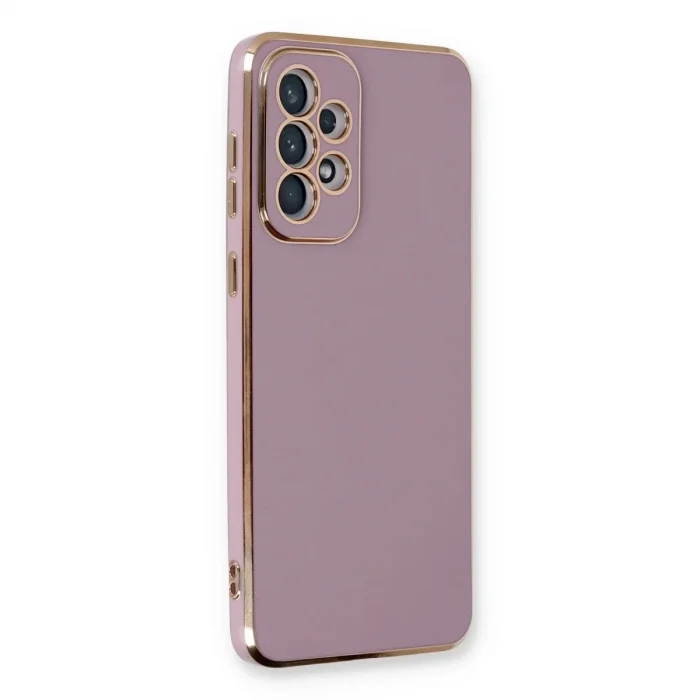 Samsung Galaxy A33 5g Kılıf Volet Silikon - Mor