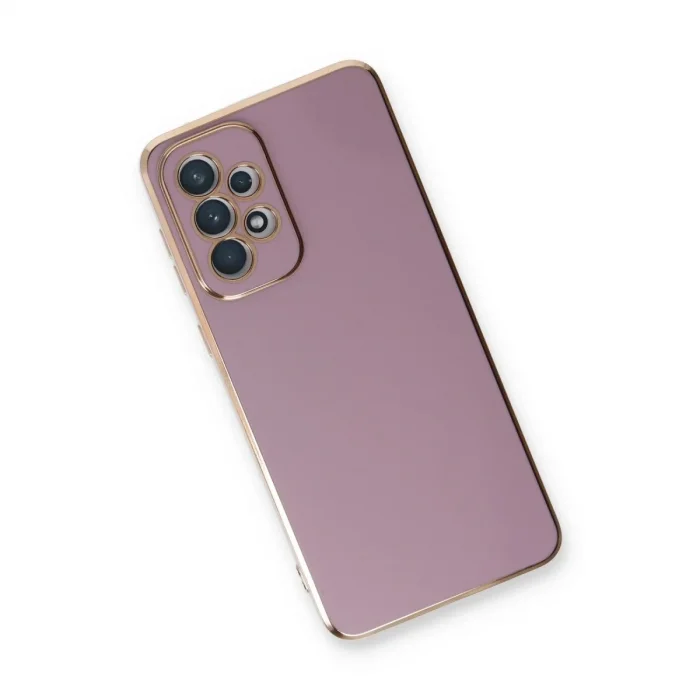 Samsung Galaxy A33 5g Kılıf Volet Silikon - Mor