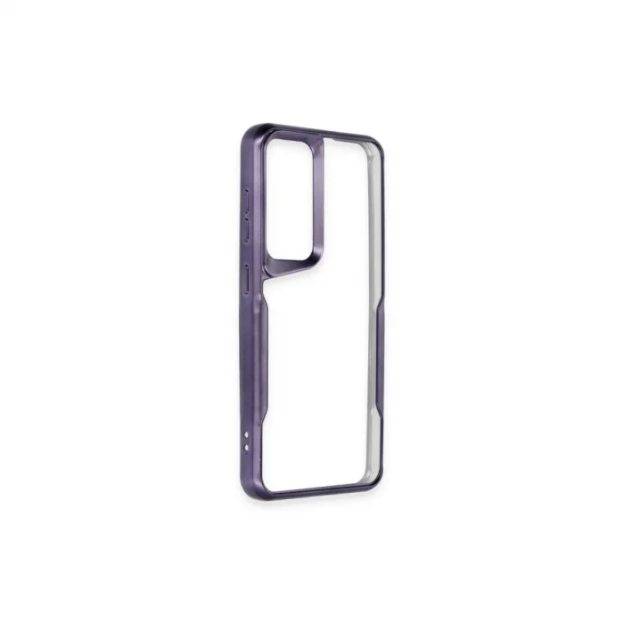Samsung Galaxy A35 5g Kılıf Boyi Silikon Kapak - Derin Mor