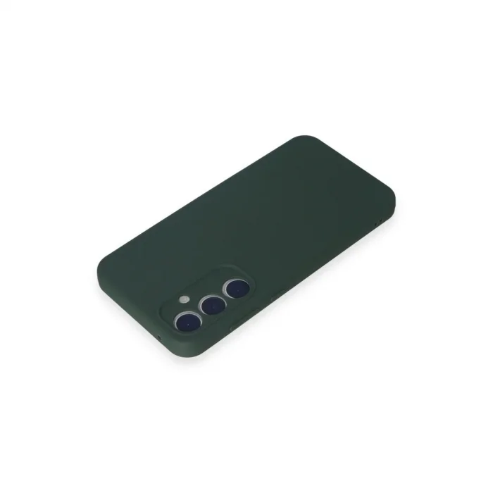 Samsung Galaxy A35 5g Kılıf First Silikon - Koyu Yeşil