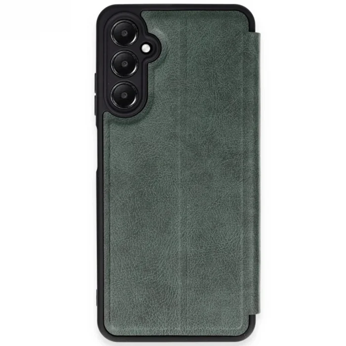 Samsung Galaxy A35 5g Kılıf Flip Cover - Koyu Yeşil