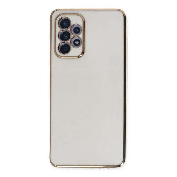 Samsung Galaxy A52 Kılıf Volet Silikon - Beyaz