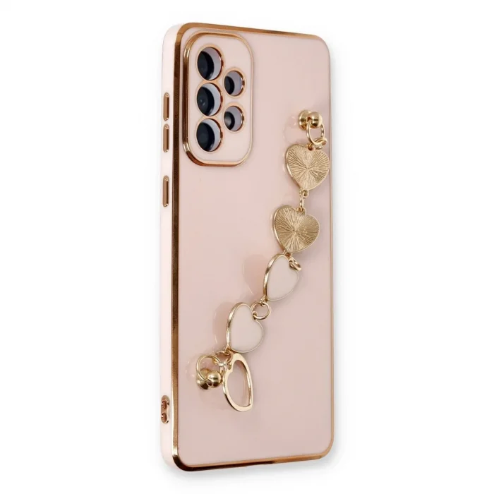 Samsung Galaxy A53 5g Kılıf Esila Silikon - Pudra