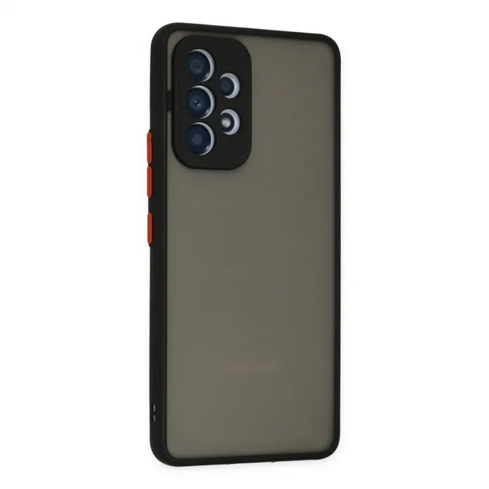 Samsung Galaxy A53 5g Kılıf Montreal Silikon Kapak - Siyah