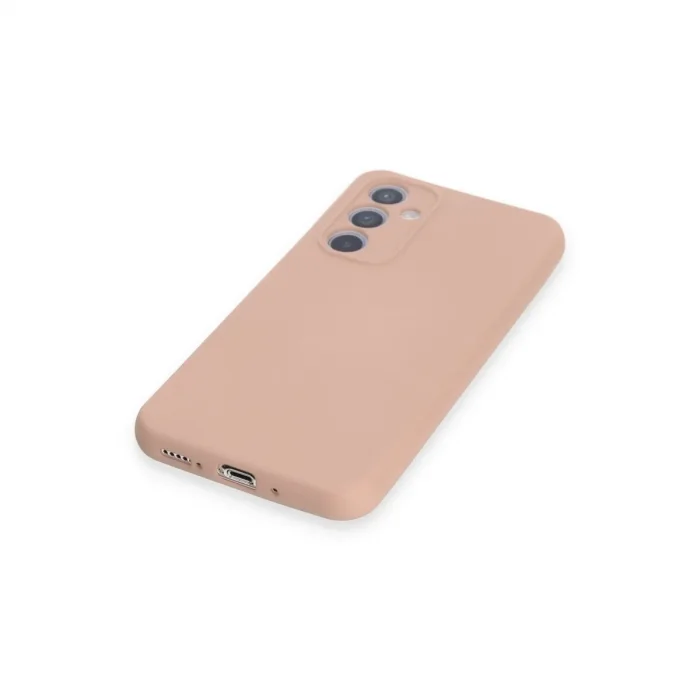 Samsung Galaxy A54 5g Kılıf Nano İçi Kadife Silikon - Pudra
