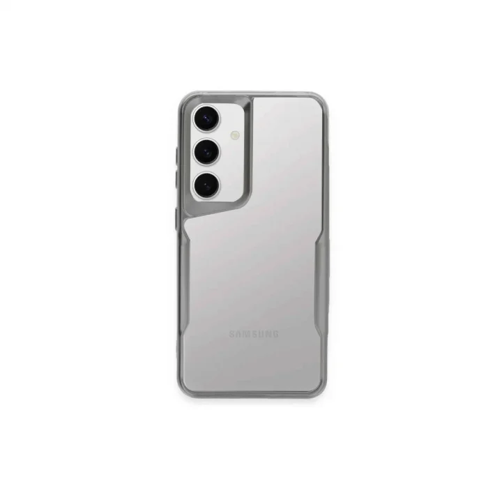 Samsung Galaxy A55 5g Kılıf Boyi Silikon Kapak - Gümüş