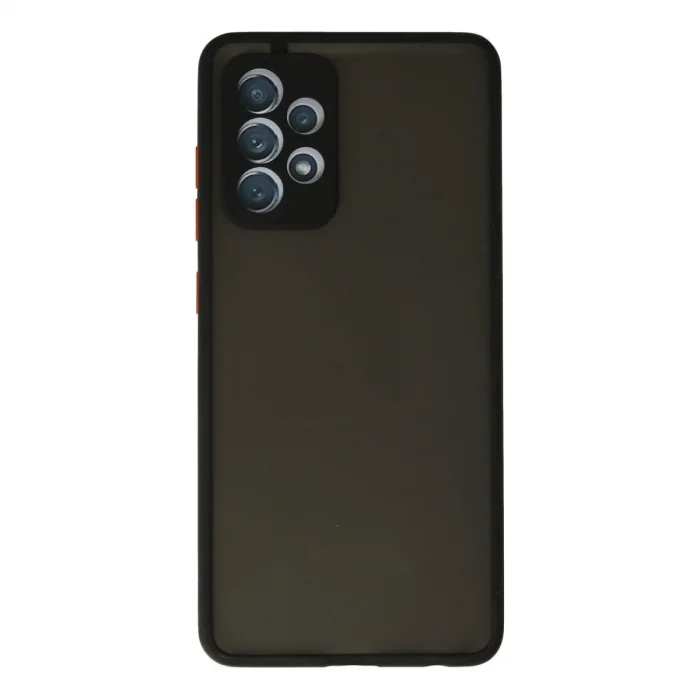 Samsung Galaxy A72 Kılıf Montreal Silikon Kapak - Siyah