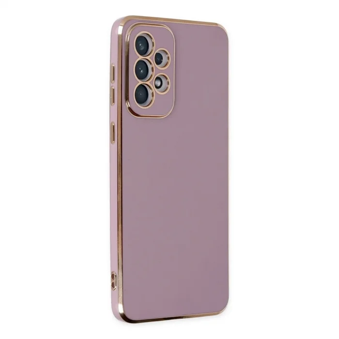Samsung Galaxy A73 5g Kılıf Volet Silikon - Mor
