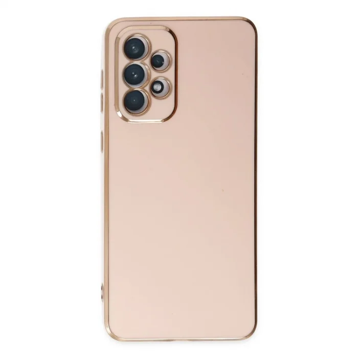 Samsung Galaxy A73 5g Kılıf Volet Silikon - Pembe