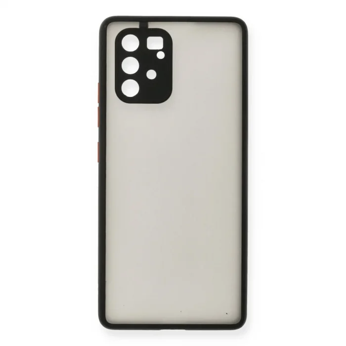 Samsung Galaxy A91 / S10 Lite Kılıf Montreal Silikon Kapak - Siyah