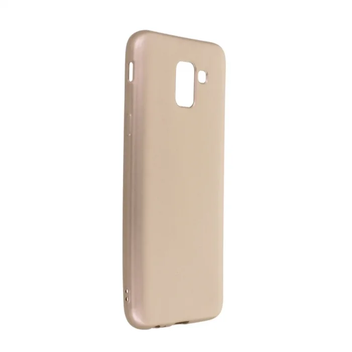 Samsung Galaxy J6 Kılıf First Silikon - Gold
