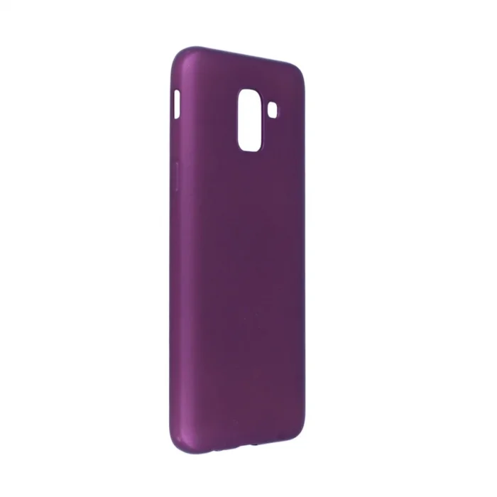 Samsung Galaxy J6 Kılıf First Silikon - Mürdüm