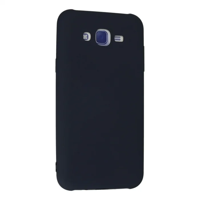 Samsung Galaxy J7 Kılıf Nano İçi Kadife Silikon - Lacivert