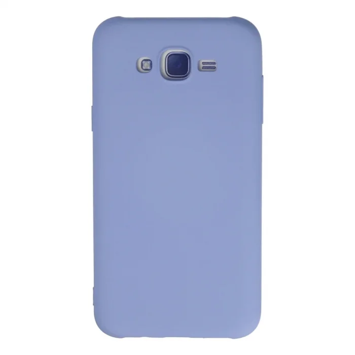 Samsung Galaxy J7 Kılıf Nano İçi Kadife Silikon - Lila