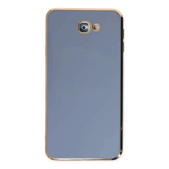 Samsung Galaxy J7 Prime Kılıf Volet Silikon - Mavi