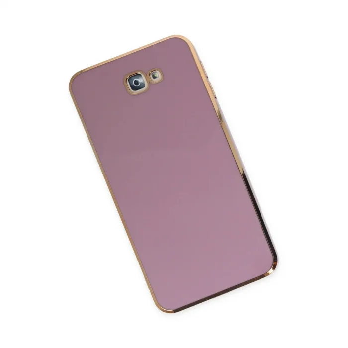 Samsung Galaxy J7 Prime Kılıf Volet Silikon - Mor