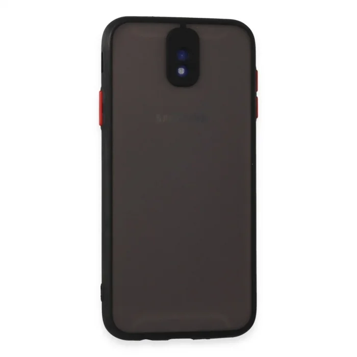 Samsung Galaxy J7 Pro / J730 Kılıf Montreal Silikon Kapak - Siyah