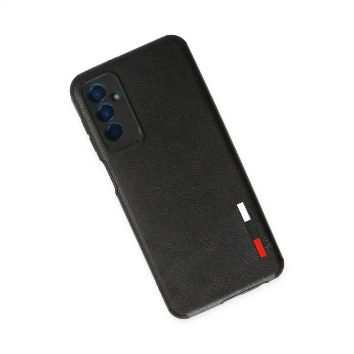 Samsung Galaxy M13 Kılıf Loop Deri Silikon - Siyah