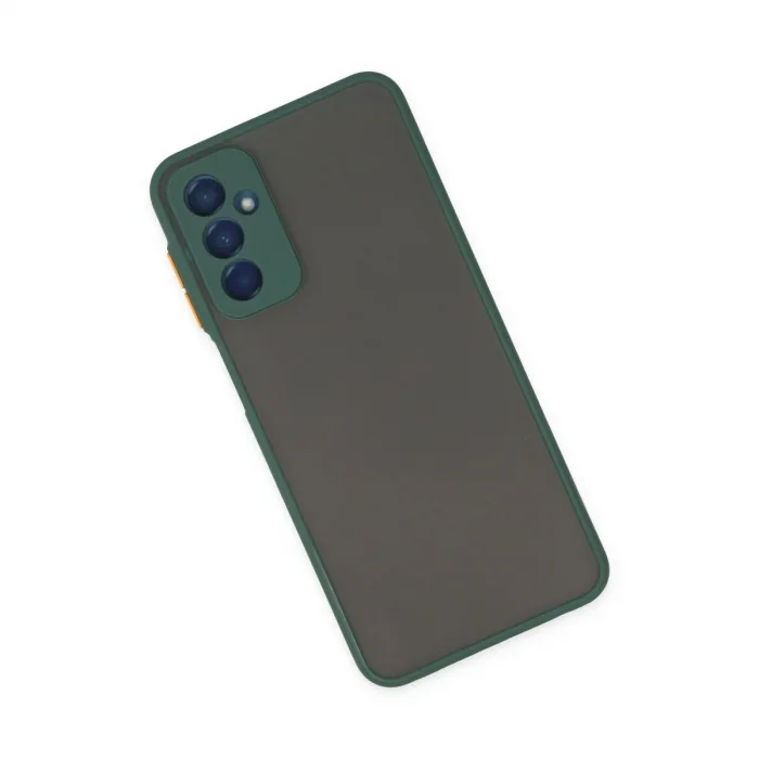 Samsung Galaxy M13 Kılıf Montreal Silikon Kapak - Yeşil
