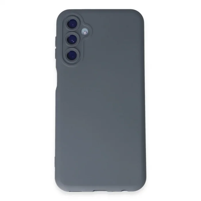 Samsung Galaxy M14 5g Kılıf Nano İçi Kadife Silikon - Gri
