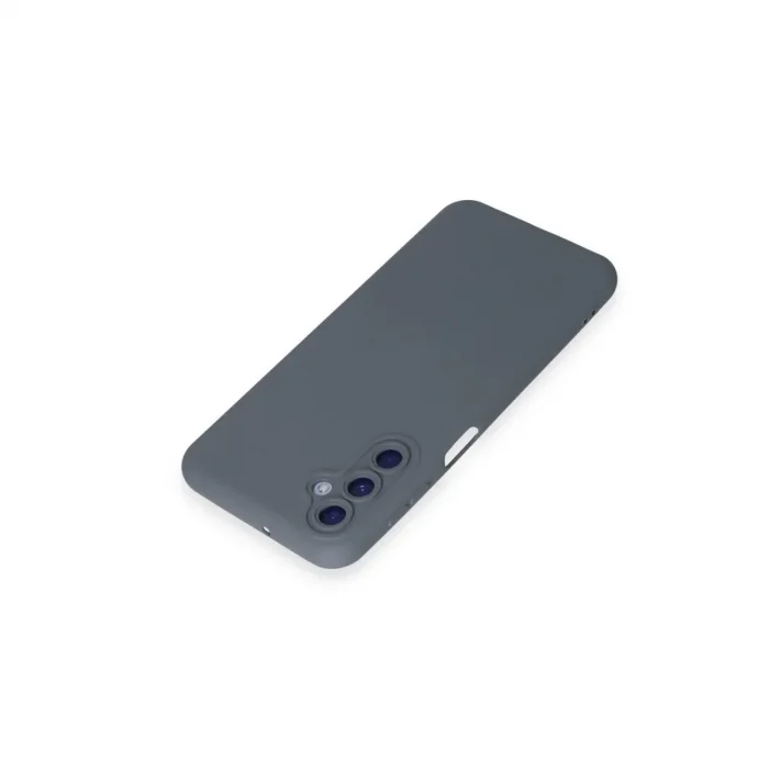 Samsung Galaxy M14 5g Kılıf Nano İçi Kadife Silikon - Gri