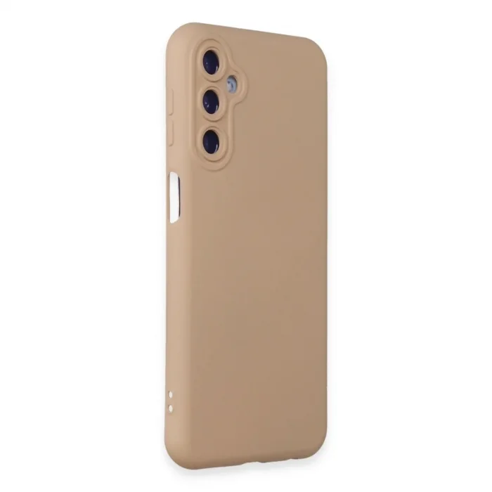 Samsung Galaxy M14 5g Kılıf Nano İçi Kadife Silikon - Pudra