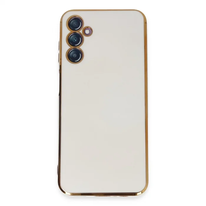 Samsung Galaxy M14 5g Kılıf Volet Silikon - Beyaz