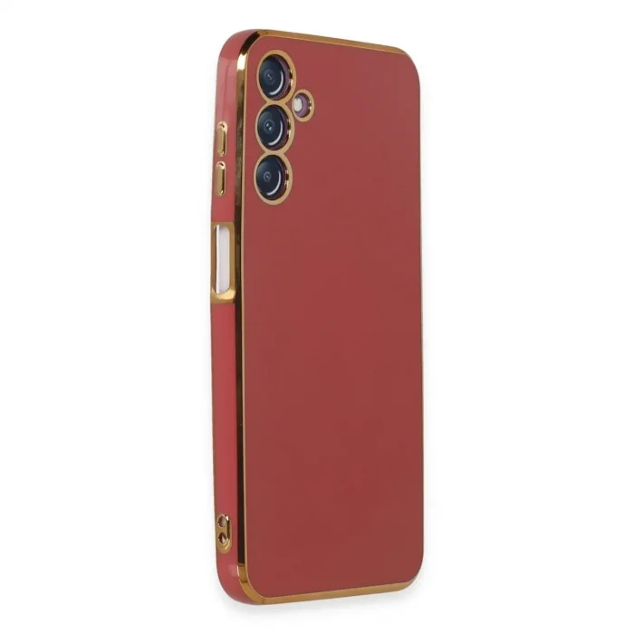 Samsung Galaxy M14 5g Kılıf Volet Silikon - Kırmızı