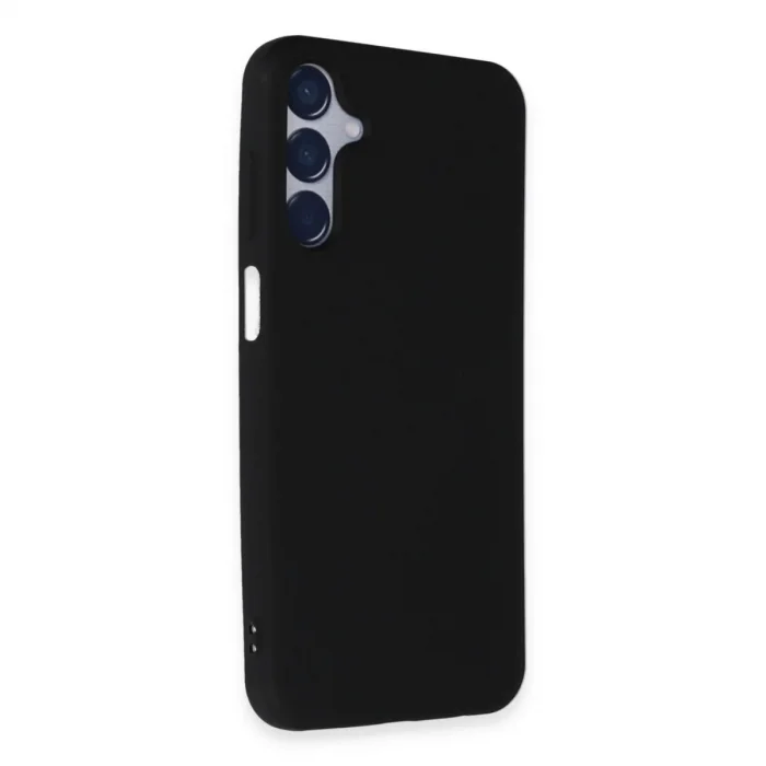 Samsung Galaxy M15 Kılıf First Silikon - Siyah